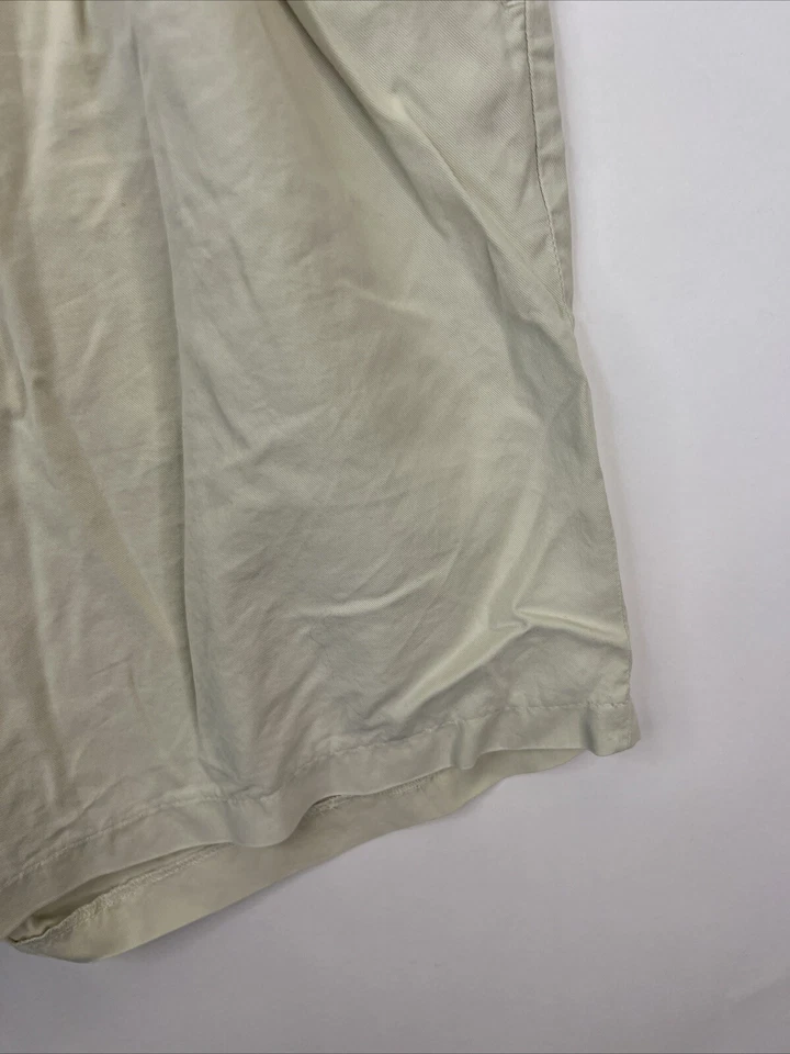 Pantalones Cortos de Golf Bobby Jones Adulto 38 Para Hombre Plisados Caqui Marrón Algodón Tencel A56 Foto 2 de 4