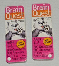 Brain Quest Preschool Ages 4-5 Deck 1  2