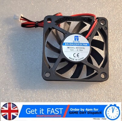 DC Brushless Kühlung PC Computer CPU Lüfter 12V - 6010 60 x 60 x 10mm - 2 Pin 