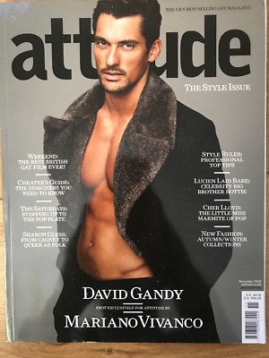 Attitude Magazine 211 Nov 2011.  DAVID GANDY!!,Sharon Fleas, Weekend