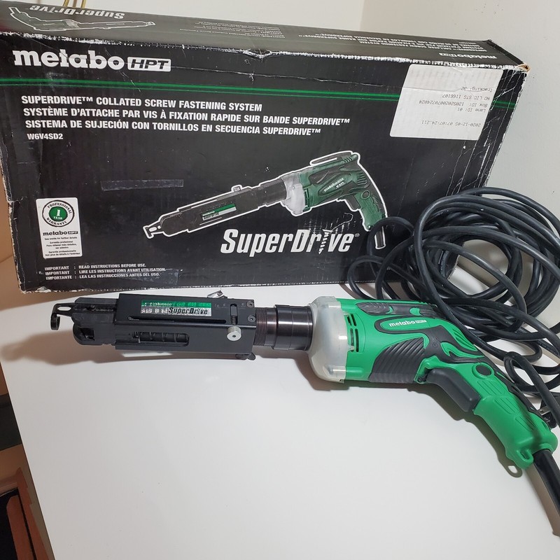 Metabo HPT Super Drive Collated Screw Fastening System W6V4SD2