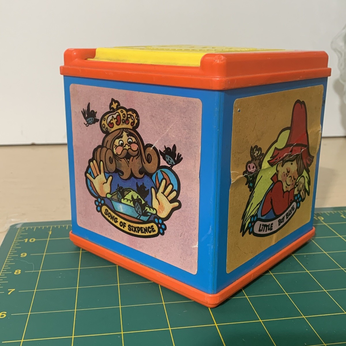 Jack in the Box Vintage 1976 Mattel Mother Goose Nursery Rhymes