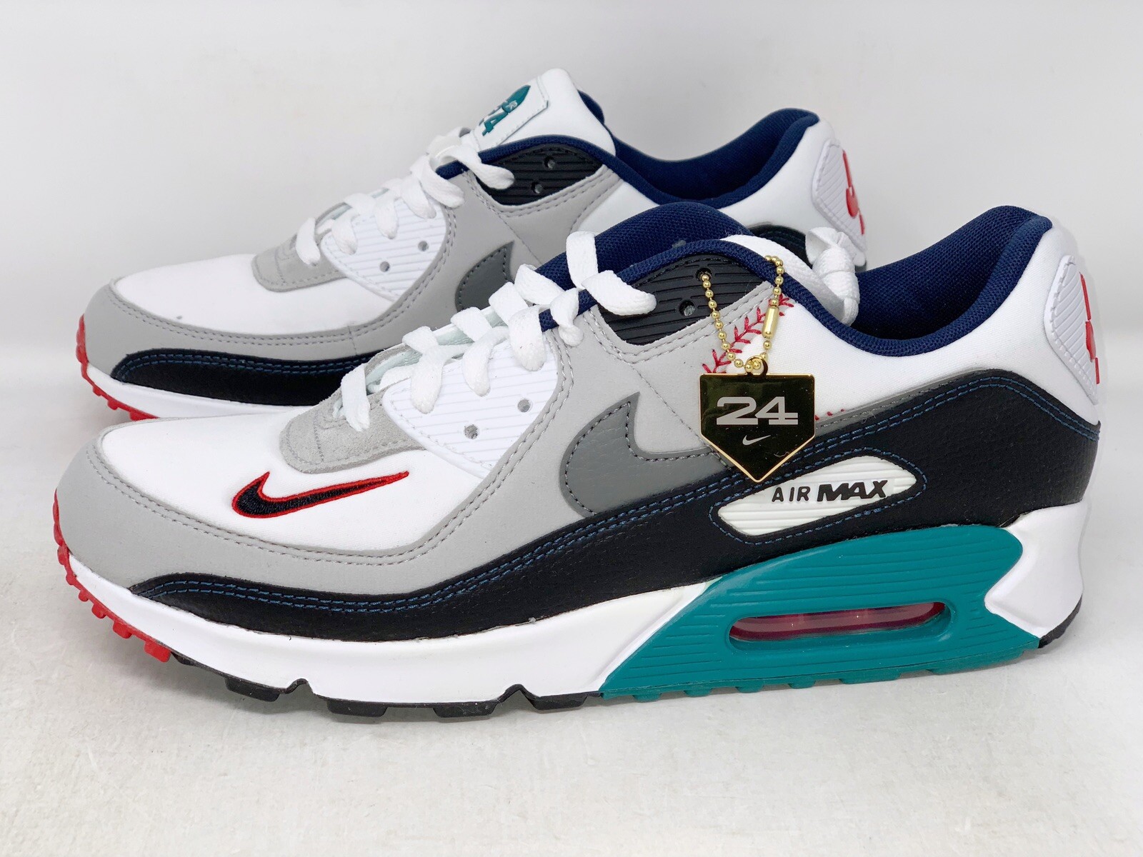 Nike Air Max 90 \u0026#039;Griffey Swingman\u0026#039; Teal White Sneaker, Size 15  BNIB DJ5190-100 | eBay