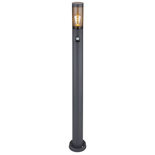 Außenlampe Gartenleuchte Stehlampe Bewegungsmelder Wegelampe anthrazit rauch LED - Bild 2 von 12