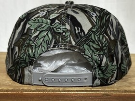 Vintage NES Trench Shoring Camouflage SnapBack Trucker Baseball Hat. Portland. 