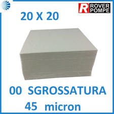 Filtro per vino alimentare cartone filtrante pompe rover cm 20x20 45 micron pz18