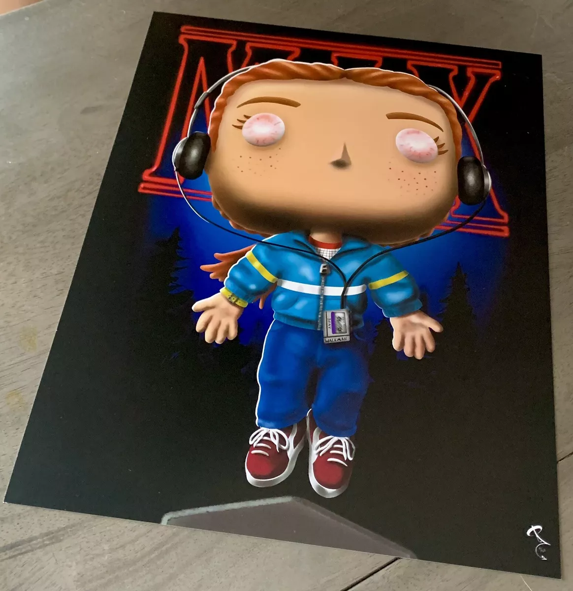 Steve and Eddie Eddie and Dustin Stranger Things Laminated 