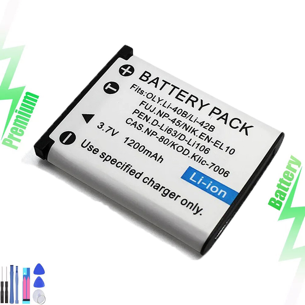 EN-EL10 ENEL10 Battery Pack for Nikon Coolpix S200 S220 S230 S3000 S400