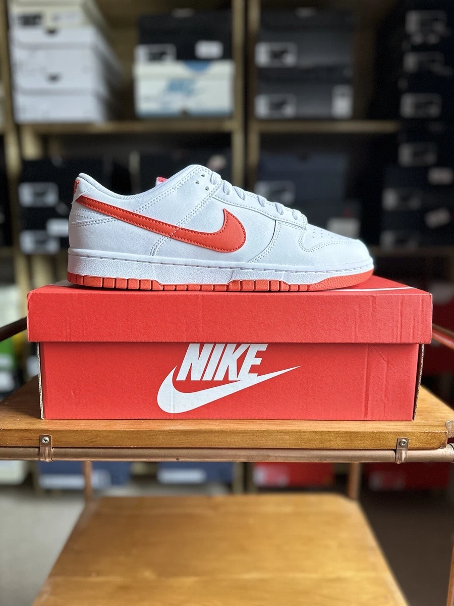 Nike Dunk Low Retro White Picante Red UK 8.5 US 9.5