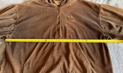 Vintage 90s Surge Soda Pullover Corduroy Jacket Shirt Hoodie Promotional XXL