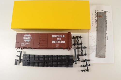 Kit de vagón de carga de acero Accurail HO Norfolk & Western N&W #219424 40' AAR - 3225 | Zustand: New