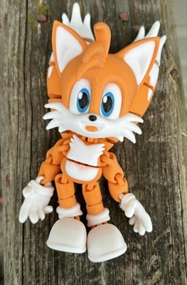 3d Printed & Articulating Tails 6'' ( Sonic the Hedgehog )