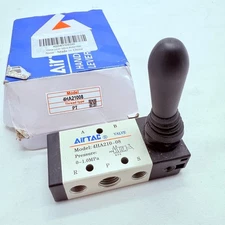AirTAC 4HA210-08 5/2 Way 1/4" PT Hand Pull Lever Pneumatic Air Valve Control