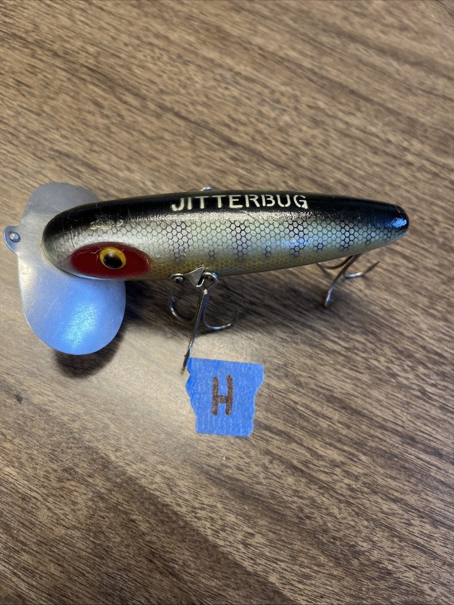 フレッドアーボガスト社 マスキージッターバグ MUSKY JITTERBUG VINTAGE FRED ARBOGAST MUSKY JITTERBUG WOOD LURE | eBay