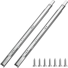 Drawer Slides 10 Pairs 24 Inch, Heavy Duty Full Extension Side Mount Ball Bearin