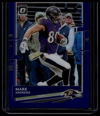 Mark Andrews 2020 Donruss Optic #13 Purple Prizm /50 Baltimore Ravens