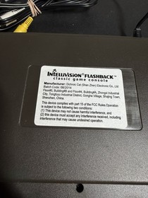 Intellivision flashback console *NO REMOTES UNTESTED* Video Game Powers On