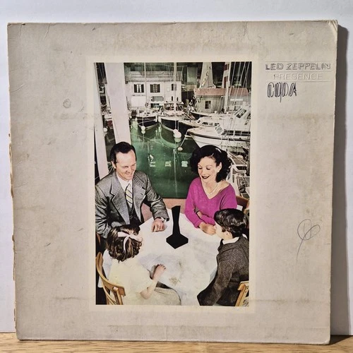 LED ZEPPELIN  Presence 1976 Swan Song Vinyl Record W/INNER —SS-8416  G + VINYL