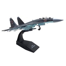 SU-35 Super Flanker Heavy Aircraft 1:100 Model Fighter Aviation Military Scene