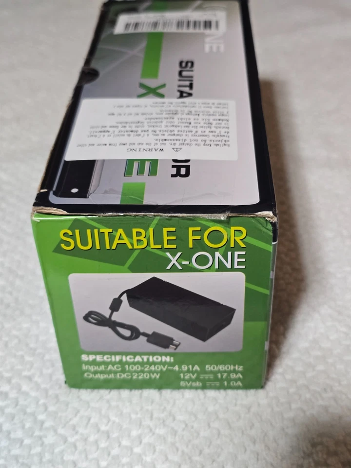 Xbox One Power Supply Brick AC Adapter Replacement 100-240V Quiet Version BlackZ - Image 4 of 4