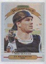 2019 Panini Donruss Diamond Kings Season Stat Line 222/231 JT Realmuto #20 fm0