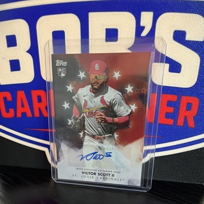 Topps 2024 Update Baseball Stars Autographs Victor Scott II RC Auto BSAU-VS