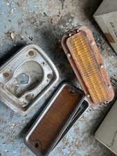 1966 Chevelle Malibu Amber Parking Light Lamp Lens Assembly Pair Gm Oem 1966 Chevelle Malibu Amber Parking Light Lamp Lens Assembly Pair Gm Oem