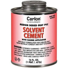 THOMAS AND BETTS VC9922 PVC Cement 32oz Gray 40-100F For Carlon Conduit