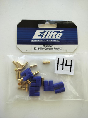 (5) E-Flite EC3 Female Battery Connectors  EFLAEC302 FIVE sets !