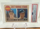 2017 Topps Heritage Rookie Stars Aaron Judge, Tyler Austin #214 (RC) PSA 10 Card