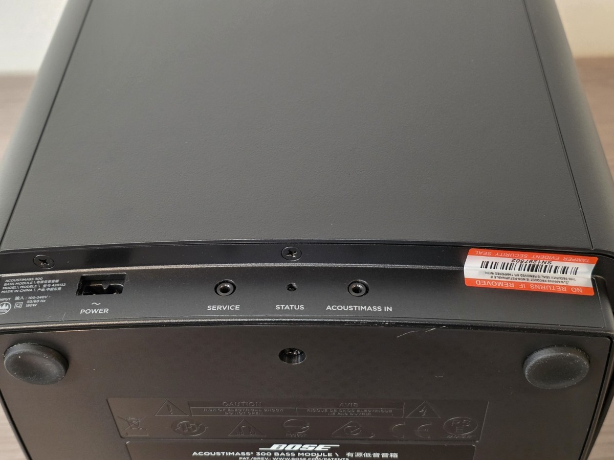 BOSE ACOUSTIMASS 300 WIRELESS BASS MODULE - BLACK - TESTED | eBay