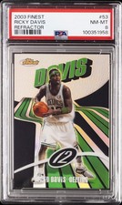 2003 FINEST REFRACTOR #53 RICKY DAVIS 155/250 PSA 8