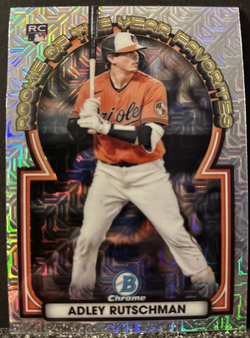 ADLEY RUTSCHMAN RC Rookie Of The Year Favorites #ROYF-4 Mega 2023 Bowman Chrome