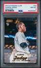 2017 Topps Stadium Club - Aaron Judge #64 RARE GOLD FOIL PSA 8 ROOKIE RC