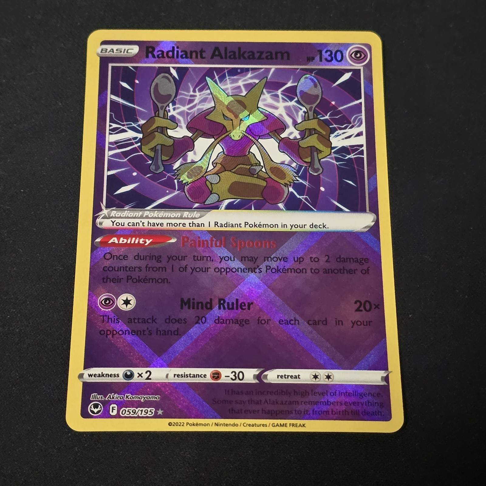 radiant alakazam pokemon card value Alakazam/Radiant Jirachi/Radiant Tsareena - Silver Tempest 3 Lot - 059/195-120/195 : Buy Online at Best Price in KSA Celebrate the legacy of your favorite tabletop game with this Alakazam 2025 Pokemon Mega Evolution #9 PSA Authenticated 9 Card Radiant Alakazam #59 Prices |