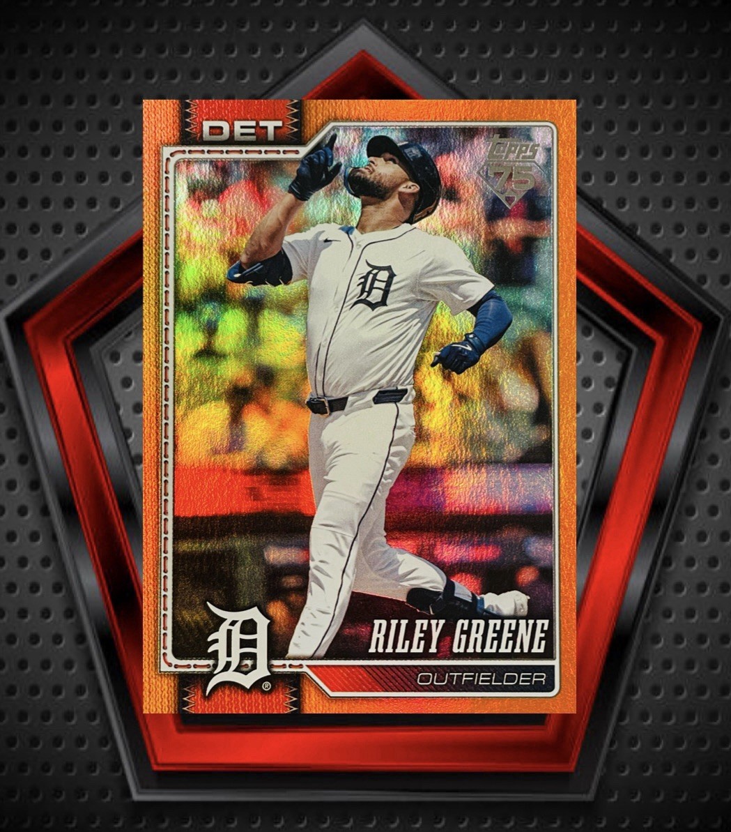 Riley Greene *14/29* 2026 Topps Series 1 Orange Color Match #209