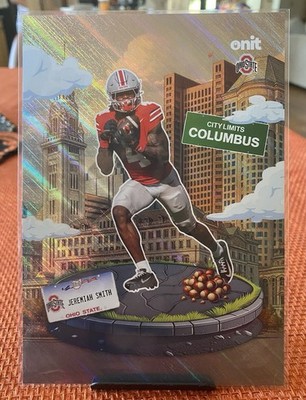 Jeremiah Smith OVERSIZED City Limits  2025 ONIT Ohio State Buckeyes JUMBO 5x7