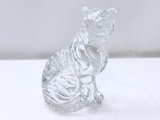 Unused and kept in good condition Baccarat Baccarat Tiger Figurine Figurine
