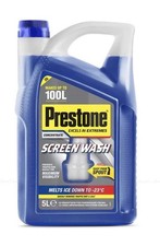 Prestone Concentrate Screenwash Car De-icer Remove Frost Melt Ice Pack 5 Litre 3.10 per litre