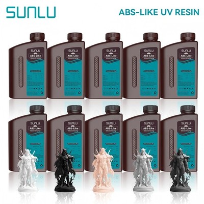 SUNLU ABS-Like 3D Drucker Harz Resin 10*1KG für LCD/SLA Stärke Nicht Spröde