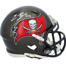 Mini casco autografato Emeka Egbuka Buccaneers Riddell Speed NFL da collezione