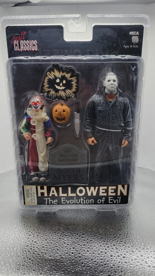 Pack de 2 Neca Cult Classic Halloween. Viene con funda protectora. Foto 2 de 4