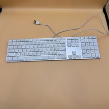 Apple Wired Aluminum Keyboard A1243 USB Full Size Keyboard Numeric Keypad OEM