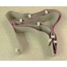SCSI 50 Pin Ribbon Cable Internal 7 Connector 6 Device IDC Ribbon Cable