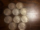 10 Buffalo Nickels 34 34d 35 35d 36 36s 37 37d 37s One Unknown