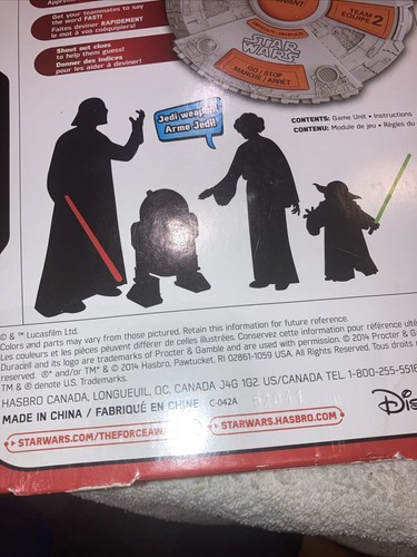 Hasbro Gaming Disney Star Wars Catch Phrase Electronic Handheld Game 2014 New - Picture 4 of 5