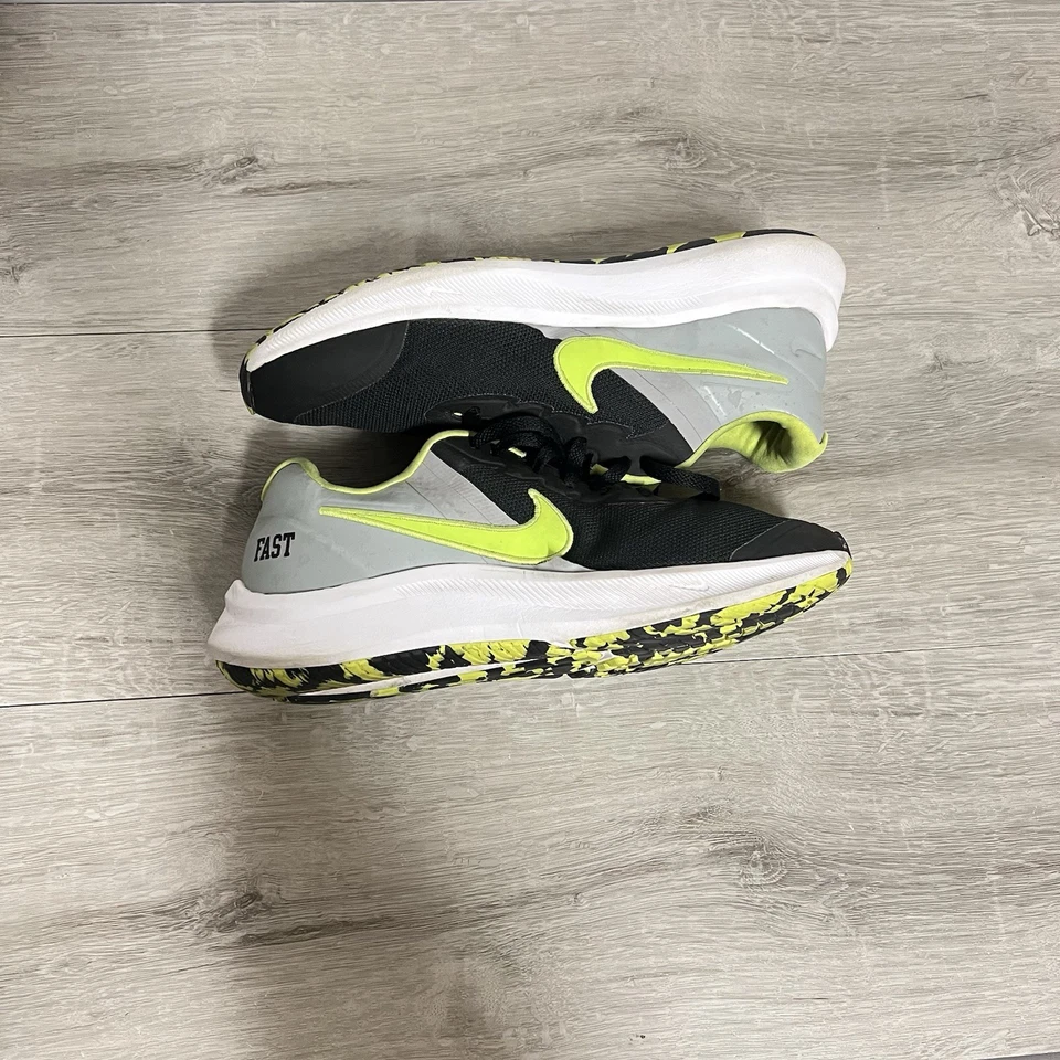 Nike Shoes Youth 6Y Star Runner 3 Sneakers Multicolor Mesh Lace Up DJ1512-001 - Image 2 of 4