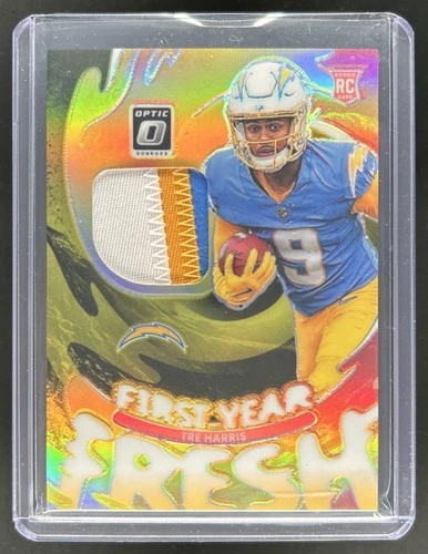 2025 Donruss Optic Tre Harris Neon Yellow (RAW)
