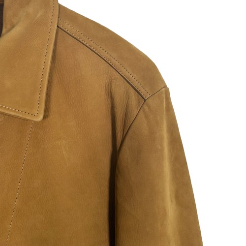 Tom Ford Buffalo Leather Suede Trucker Work Jacket Camel 50 143520448 - Picture 9 of 13