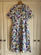 Seasalt ‘Charlotte’ Size 12 Vintage inspired pocketed organic cotton tea Dress